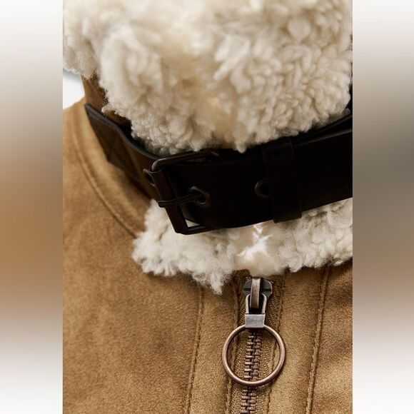 Zara double faced centre zippered jacket - Picture 5 of 6